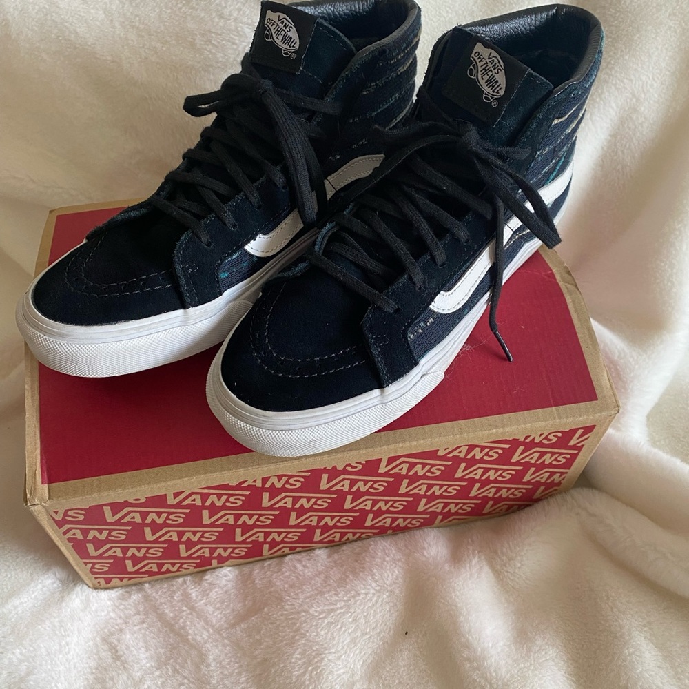 Vans Black Suede High-Top Sneakers